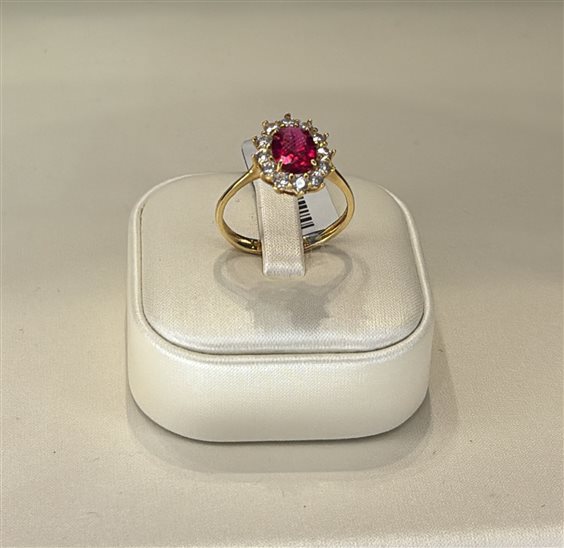 Anello Domar Donna in Oro Zircone ANOR-105-280 - ANOR-105-280